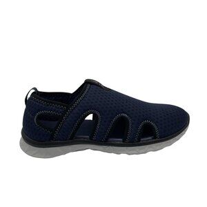 Bass Outdoor Hex Mesh Vent Shoes Mens Size 7.5 Blue Slip On Water Hiking Outdoor
